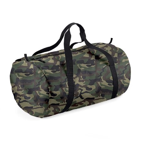 Sac de voyage toile ultra léger pliant - bg150 vert camouflage - packaway barrel bag