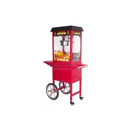 Machine à pop-corn sur roulettes - combisteel -  - acier 560x417x1560mm