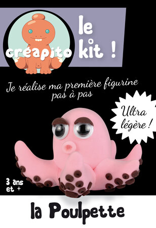 Kit Pâte à modeler enfant Creapito Poulpette