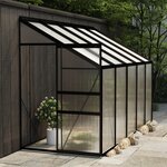 vidaXL Serre Anthracite Aluminium 6 5 m³