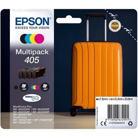 Pack de 4 cartouches d'encre - 405 ultra ink - epson