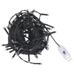 vidaXL Sapin de Noël artificiel pré-éclairé et support bleu 210 cm PVC