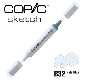 Marqueur à l'alcool Copic Sketch B32 Pale Blue