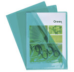 Etui Carton De 100 Pochettes Coin Pvc Lisse Haute Résistance 13/100e - A4 - Exacompta