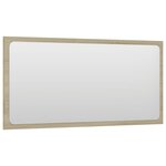 vidaXL Ensemble de meubles de salle de bain Chêne sonoma Aggloméré