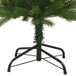 vidaXL Sapin de Noël artificiel mince avec support 240 cm PE
