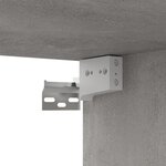 vidaXL Ensemble de meubles TV 7 Pièces Gris béton Aggloméré