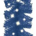 vidaXL Guirlande de Noël avec lumières LED 5 m Bleu