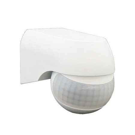 Détecteur de mouvement étanche 180° ip54 blanc - silamp