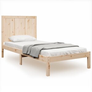 vidaXL Cadre de lit Bois de pin massif 90x200 cm