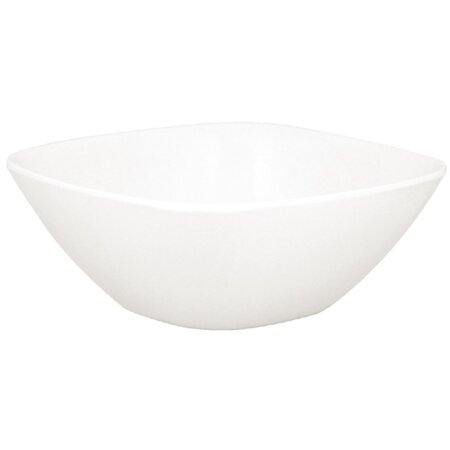 Bols carrés arrondis en mélamine 120mm - vendus par 12 - kristallon - mélamine 120x120xmm