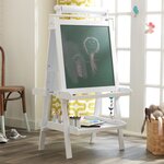 KidKraft Chevalet de luxe pour enfants Blanc