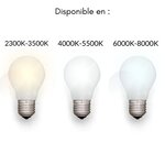 Kit de réglette led étanche double pour tubes t8 120cm ip65 (2 tubes néon  lumineuse led 120cm t8 20w inclus) - blanc froid 6000k -