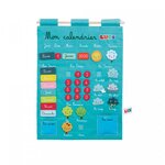 Calendrier basic  bleu en tissu