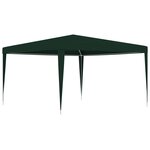 vidaXL Tente de réception professionnelle 4x4 m Vert 90 g/m²