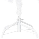 vidaXL Arbre de Noël artificiel pré-éclairé et boules blanc 120 cm PVC