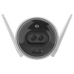 Ezviz caméra wi-fi d'extérieur c3x blanc