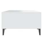 vidaXL Table basse Blanc 103 5x60x35 cm Aggloméré