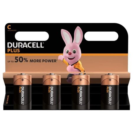 Duracell lot de 4 piles plus power c