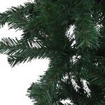 vidaXL Sapin de Noël artificiel renversé avec support Vert 240 cm