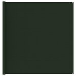 vidaXL Tapis de tente 200x400 cm Vert foncé