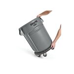 Socle pour container BRUTE, noir RUBBERMAID