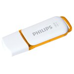 Philips clé usb 3.0 snow 128 go blanc et orange