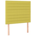 vidaXL Cadre de lit avec tête de lit Vert 120x200 cm Tissu