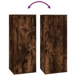 vidaXL Ensemble de meubles TV 8 Pièces Chêne fumé Bois d'ingénierie