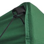 vidaXL Tente pliable verte 3 x 3 m avec 4 parois