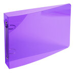 Classeur Pour Fiches Bristol 100x150 2 Anneaux 25mm Polypropylène Crystal Colours - X 10 - Exacompta