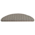 vidaXL Tapis d'escalier 15 Pièces Gris 65x21x4 cm