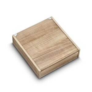 ALBERT DE THIERS Coffret en bois pour ménagere 48 pieces céruse vide