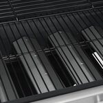 vidaXL Barbecue à gaz 4+1 zones cuisson Noir et argenté Acier et inox