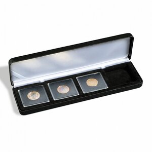 Ecrin leuchtturm nobile pour 4 monnaies sous capsules quadrum (339265)