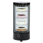 Vitrine réfrigérée à poser pour tartes et gâteaux  - 72 l - bartscher - r600a - plastique72battante 450x450x983mm