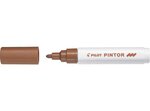 Marqueur à pigment pintor pointe moyenne 1 4mm marron pilot