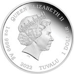 Pièce de monnaie en Argent 1 Dollar g 31.1 (1 oz) Millésime 2022 James Bond 007 JAMES BOND DR NO