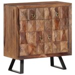 vidaXL Armoire latérale 70x35x75 cm Bois solide