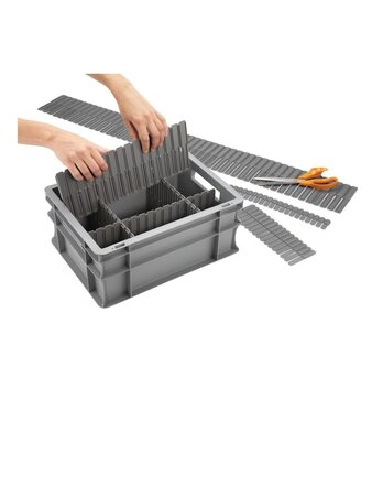 (Paquet DE 10) Séparateur sécable pour bac plastique Lmm