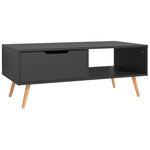 vidaXL Table basse Gris 100x49 5x43 cm Aggloméré