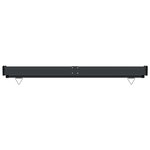 vidaXL Auvent latéral de balcon 160x250 cm Noir