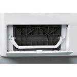 Hotte décorative hotpoint hhvp6.4fllk - l 60 cm - 384 m3 air / h max - 63 db max - 3 vitesses - inox + verre noir