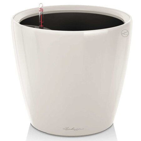LECHUZA Jardinière Classico 43 LS ALL-IN-ONE Blanc brillant 16080