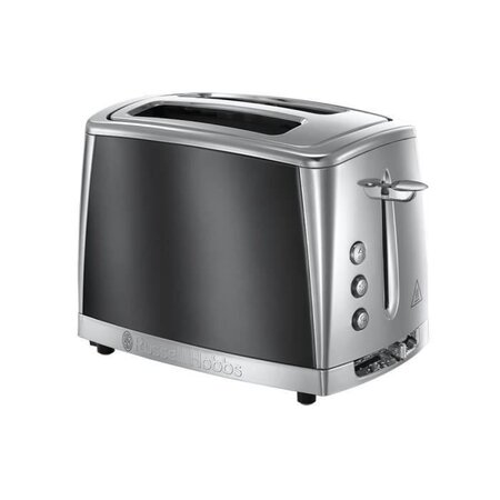RUSSELL HOBBS 23221-56 -Toaster Luna - Technologie Fast Toast - Gris Clair de Lune