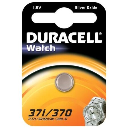 Pile spéciale montres 'watch' 371/370 (sr69) duracell