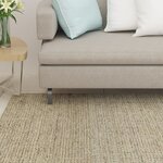 vidaXL Tapis Sisal naturel 66x350 cm Taupe