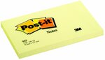 Bloc 100 notes adhésives 127 x 76 mm jaune post-it