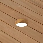vidaXL Armoire de toilette en teck solide avec lavabos en marbre Crème