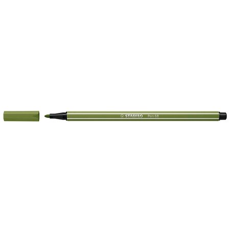 Stylo feutre pen 68  vert mousse stabilo